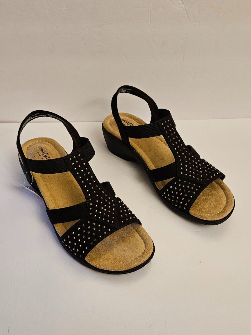 East 5th Black Studded Slingback Sandals Women Size 11
